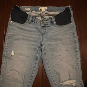 Madewell Maternity Side Panel Perfect Vintage Jeans Adjustable Size 30